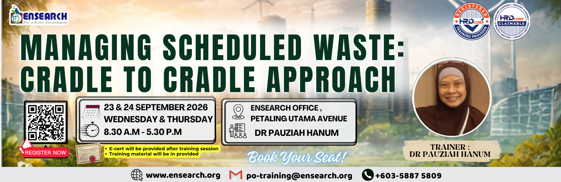Banner_MANAGING SCHEDULED WASTE CRADLE TO CRADLE APPROACH 
